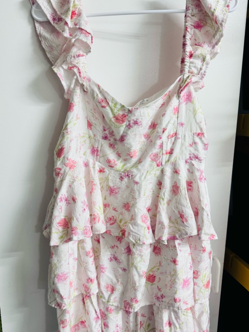 Altar’d State Floral Tiered Ruffle Sundress Size xl